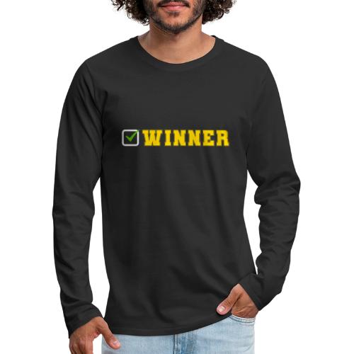 Crowned to Win - Men's Premium Long Sleeve T-Shirt