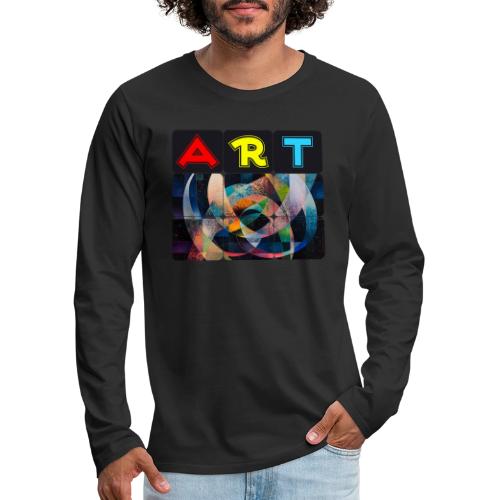 Art of Stripes and Shades - Men's Premium Long Sleeve T-Shirt