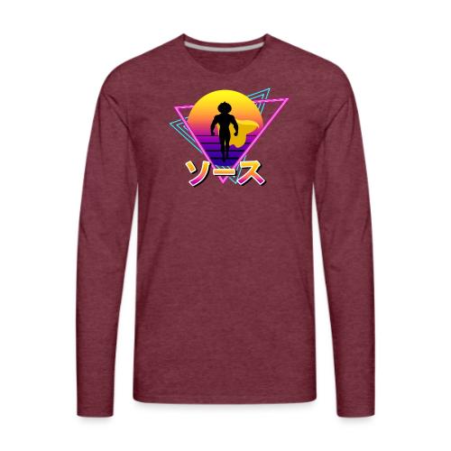 Synthwave Sauce - Men's Premium Long Sleeve T-Shirt