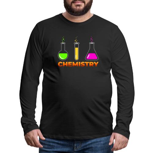 Chemistry: Elements in Motion - Men's Premium Long Sleeve T-Shirt