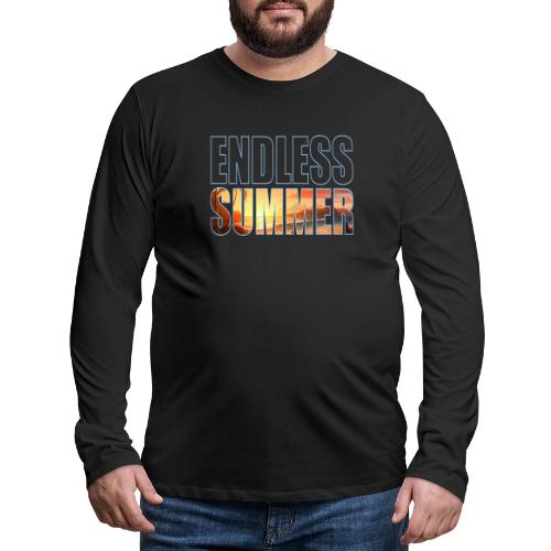 Golden Summer Vibes - Men's Premium Long Sleeve T-Shirt