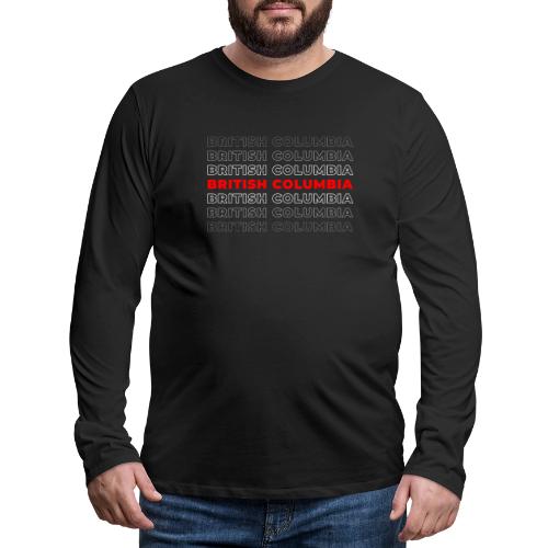 British Columbia Bold - Men's Premium Long Sleeve T-Shirt