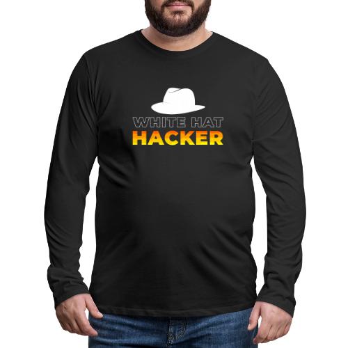 White Hat Hacker - Men's Premium Long Sleeve T-Shirt
