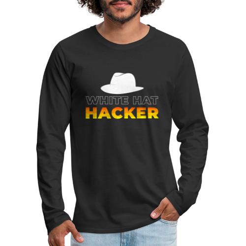 White Hat Hacker - Men's Premium Long Sleeve T-Shirt