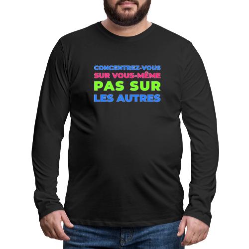 Refocus - Men's Premium Long Sleeve T-Shirt