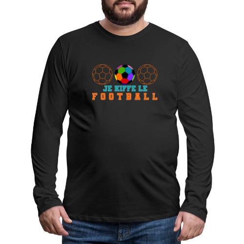 I love football - Men's Premium Long Sleeve T-Shirt