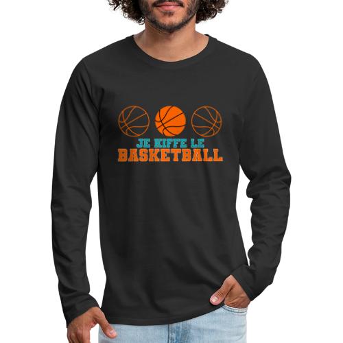 I love basketball - Men's Premium Long Sleeve T-Shirt