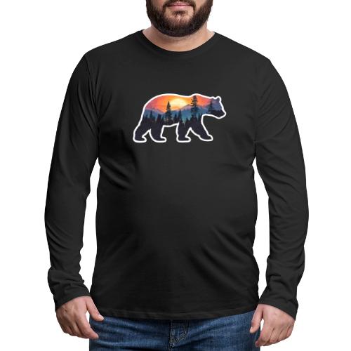 Mountain Spirit Bear - Men's Premium Long Sleeve T-Shirt
