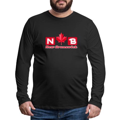 New Brunswick, province of Canada - Men's Premium Long Sleeve T-Shirt