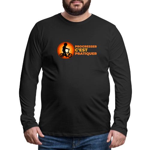 On the Move Towards Progress - Men's Premium Long Sleeve T-Shirt