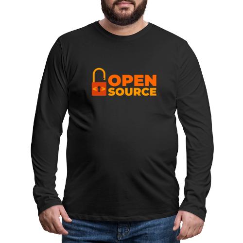 Open Source: Code is Freedom - Men's Premium Long Sleeve T-Shirt