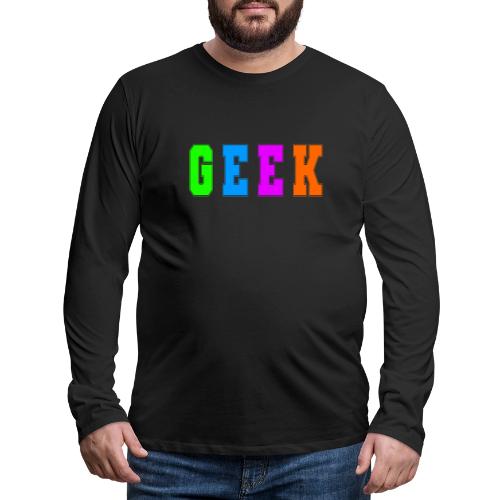 Certified Geek Mode - Men's Premium Long Sleeve T-Shirt