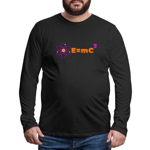 E = mc² - Men's Premium Long Sleeve T-Shirt