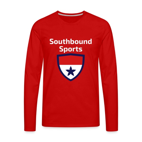 The Southbound Sports Shield Logo. - Men's Premium Long Sleeve T-Shirt