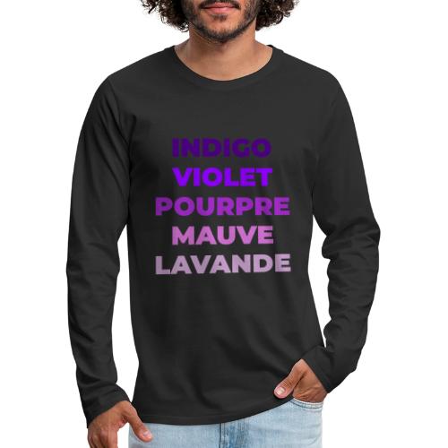 Shades of purple - Men's Premium Long Sleeve T-Shirt