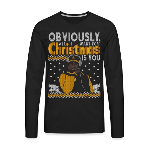 Obviously, All I Want For Christmas is You - Men's Premium Long Sleeve T-Shirt