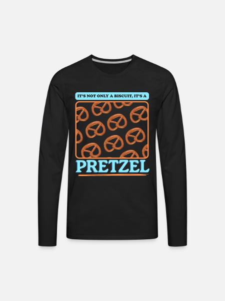 Pretzels It's A Pretzels - Men's Premium Long Sleeve T-Shirt - black