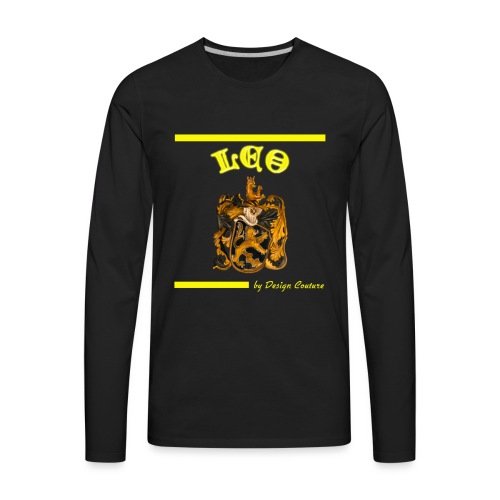 LEO YELLOW - Men's Premium Long Sleeve T-Shirt