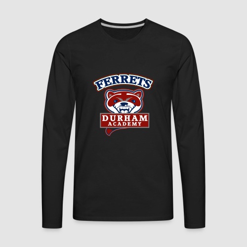 durham academy ferrets sport logo - Men's Premium Long Sleeve T-Shirt