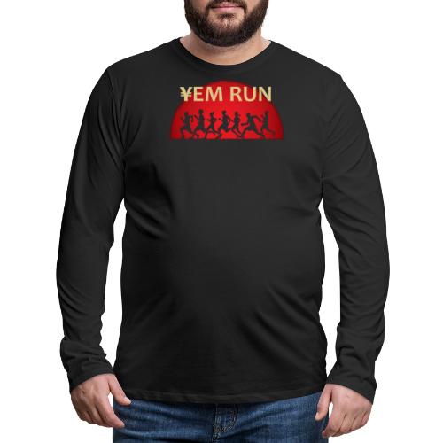 YEM RUN - Men's Premium Long Sleeve T-Shirt