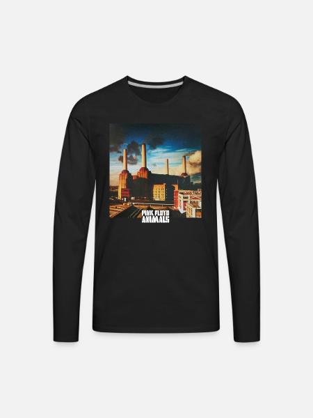 Pink Floyd Animals Album Cover - Men's Premium Long Sleeve T-Shirt - black