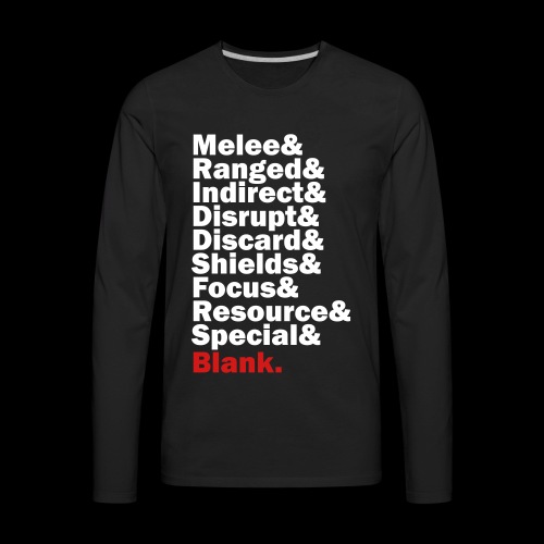 Discard to Reroll - Sides of the Die - Men's Premium Long Sleeve T-Shirt