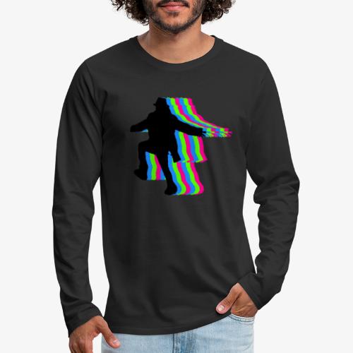 silhouette rainbow - Men's Premium Long Sleeve T-Shirt