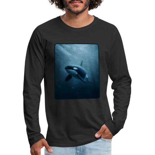 Orca Ocean Wildlife Design - Men's Premium Long Sleeve T-Shirt