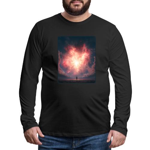 Supernova Sky Sci-Fi Artwork - Men's Premium Long Sleeve T-Shirt