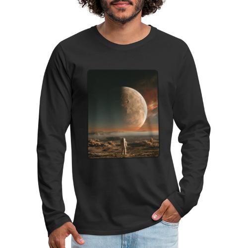Astronaut on an Alien Moon - Men's Premium Long Sleeve T-Shirt