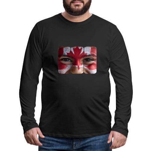 Proudly Canadian - Men's Premium Long Sleeve T-Shirt