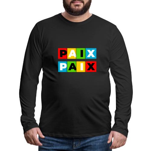 Peace in Colour - Men's Premium Long Sleeve T-Shirt