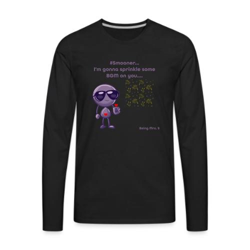 Smoon City_Sprinkle some BGM on you - Men's Premium Long Sleeve T-Shirt