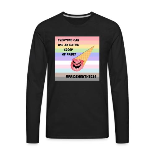 Scoop of Pride - Men's Premium Long Sleeve T-Shirt