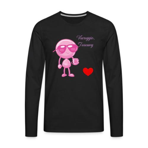Smoon City_Viareggio Tuscany Pink - Men's Premium Long Sleeve T-Shirt