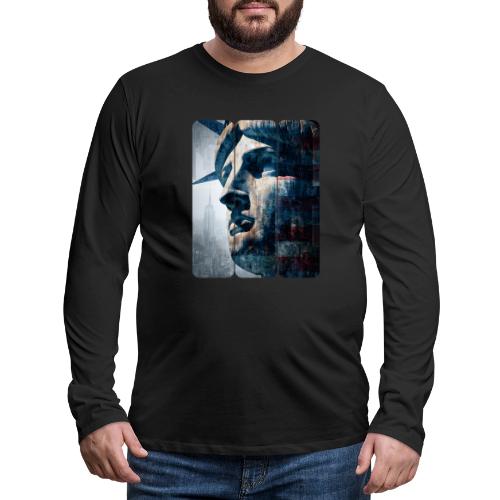 USA: Urban Liberty Triptych - Men's Premium Long Sleeve T-Shirt