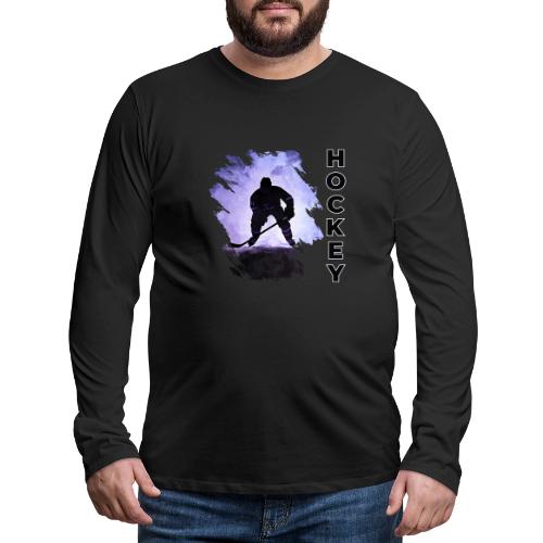 Hockey Charge - Men's Premium Long Sleeve T-Shirt