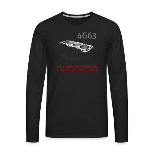 4g63 16v DOHC Turbo Intercooled - Men's Premium Long Sleeve T-Shirt