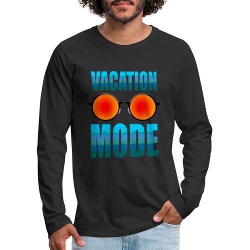 Vacation mode: Ocean Vibes On - Men's Premium Long Sleeve T-Shirt
