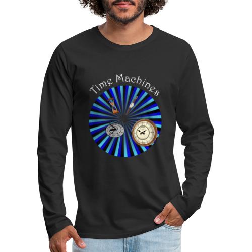 Time Machines Space Vortex - Men's Premium Long Sleeve T-Shirt