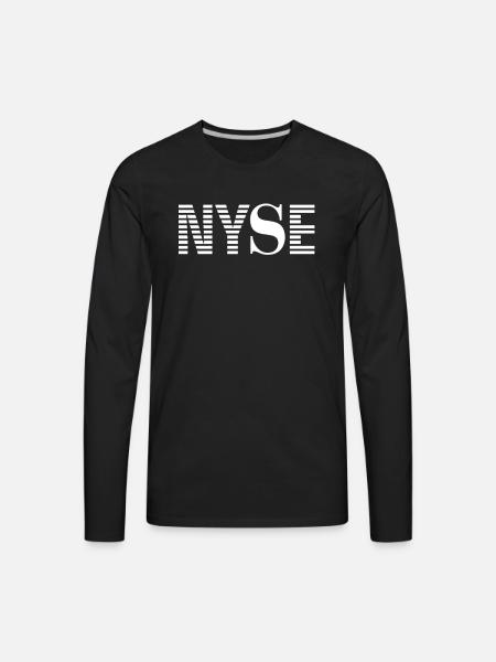 Nyse New York Stock Exchange - Men's Premium Long Sleeve T-Shirt - black