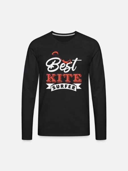 Kite Best - Men's Premium Long Sleeve T-Shirt - black