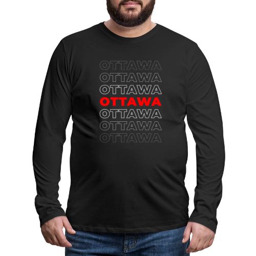 Ottawa Centered - Men's Premium Long Sleeve T-Shirt