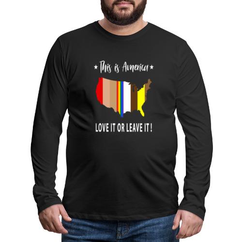 This is America - Men's Premium Long Sleeve T-Shirt