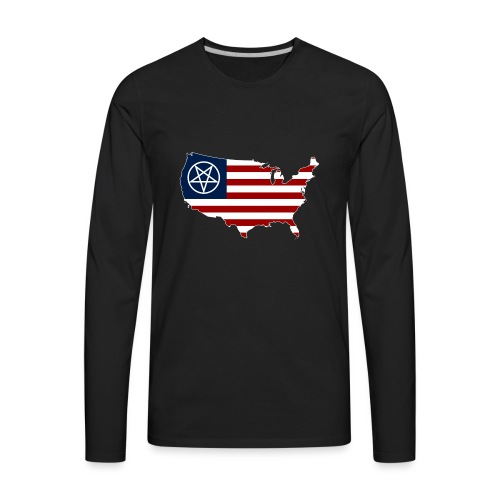 United Satanic America - Men's Premium Long Sleeve T-Shirt