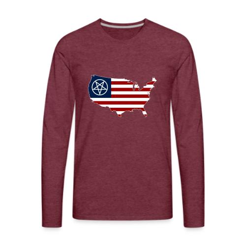United Satanic America - Men's Premium Long Sleeve T-Shirt