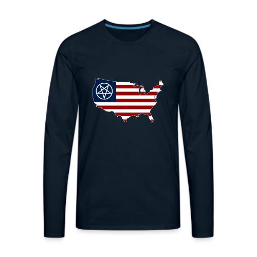 United Satanic America - Men's Premium Long Sleeve T-Shirt