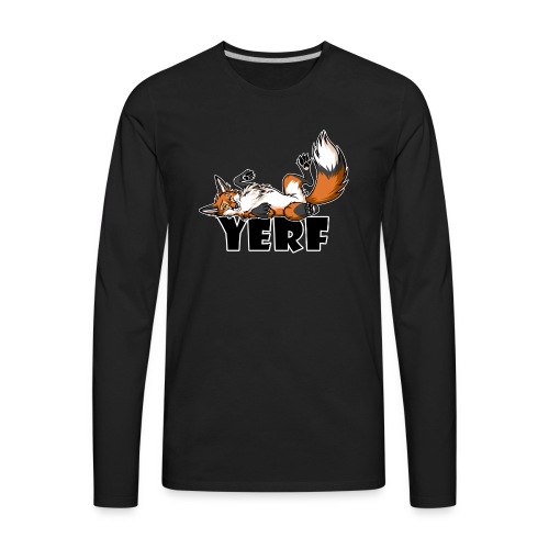 Lazy YERF FOX / FOXES - Men's Premium Long Sleeve T-Shirt