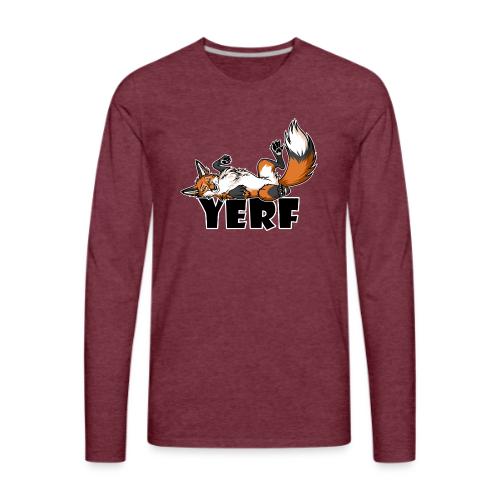Lazy YERF FOX / FOXES - Men's Premium Long Sleeve T-Shirt