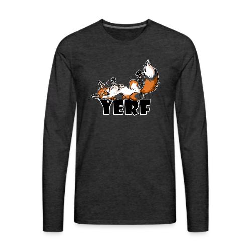 Lazy YERF FOX / FOXES - Men's Premium Long Sleeve T-Shirt